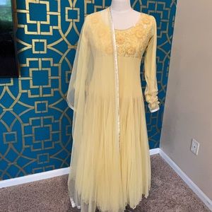 Beautiful yellow Anarkali